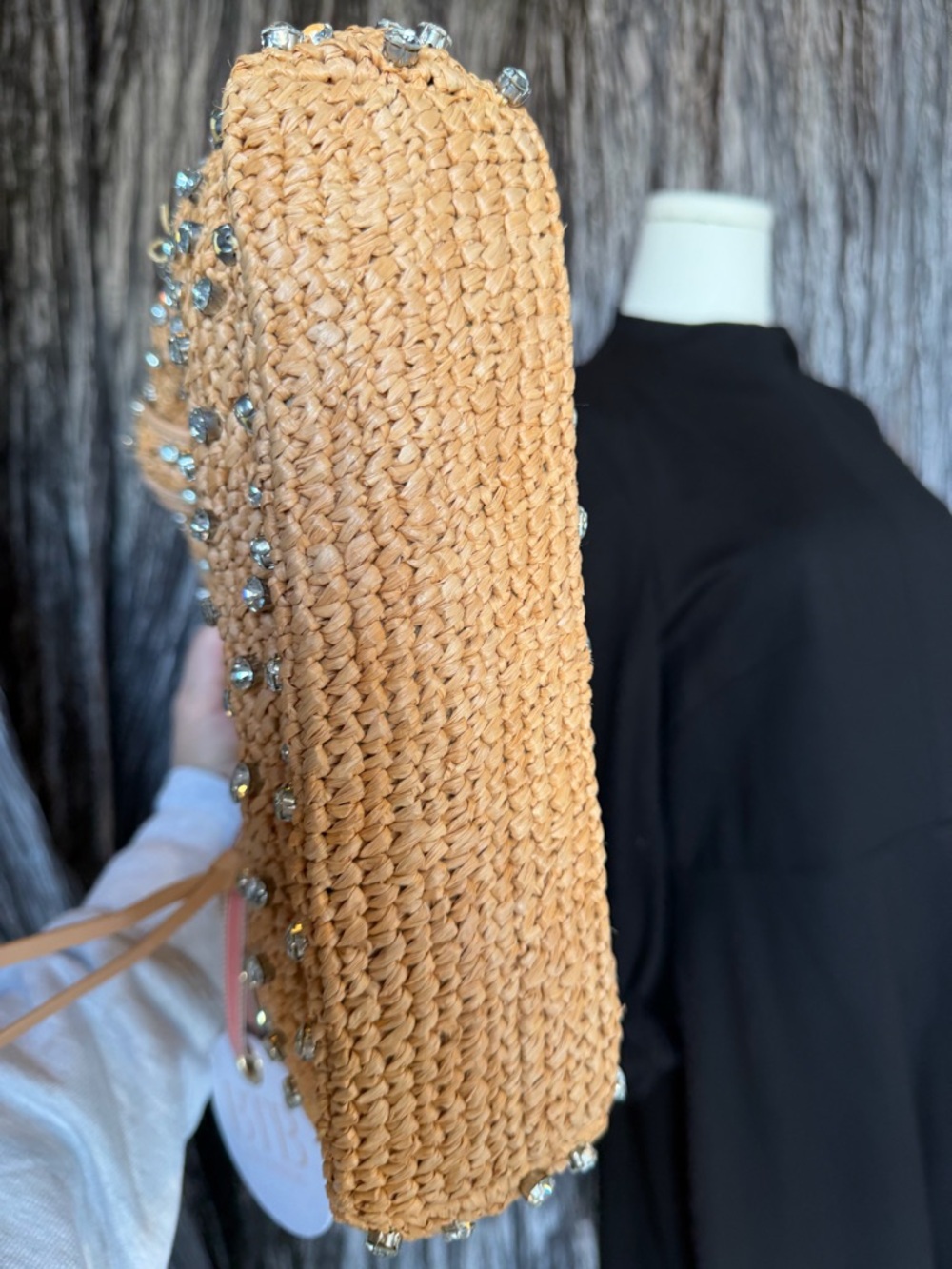 BTB Los Angeles Maeve Crystal Hobo Bag - Picture 9 of 16